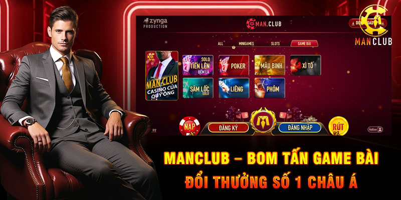 Không gian đậm chất nam tính tại manclub – phong cách phái mạnh.