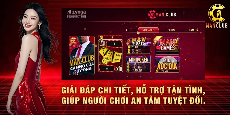 Dịch vụ chăm sóc khách hàng tận tâm tại manclub.
